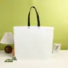 Sacolas de TNT Prontas, Lisas e Impressíveis com Logo, Sacolas de Presente Prensadas a Quente, Sacolas de Compras Publicitárias