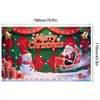Tecido de Fundo Feliz de Natal Atacado Tecido para Pendurar em Festa de Natal Decoração Cartaz Banner Arranjo de Cenário e Atmosfera