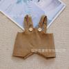 Overol de Jeans 17cm Ropa para Muñeco de Algodón 20cm Juguete de Perro de Peluche Pantalones para Muñeco Ropa Miniatura