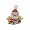 Mix 56 Gota de Natal Óleo Liga DIY Jóias Acessórios Papai Noel Boneco de Neve Sino Alce Pulseira Pingente
