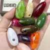 Cuentas de Gota de Agua de Dos Tonos de 17x34 mm Cuentas Acrílicas Cuentas Ensartadas Cuentas Colgantes para diy Ropa Collar Pendientes Accesorios de Joyería