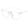 26 Estilos de Gafas con Montura Cuadrada Negra de PC, Lentes Sin Graduación, Monturas Ópticas Retro para Gafas 873, Venta al por Mayor Transfronteriza