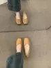 Zapatos de abuela Chuyuji retro versátiles de punta cuadrada de cuero suave, versátiles y cómodos para los pies, mocasines de ballet de suela blanda para mujeres embarazadas