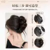 Pinza Agarradora de Peluca Pinza para el Cabello Agarrador de Bolsa de Cabello Flor de Volumen para el Cabello Brote Bola en la Cabeza Barba Larga Naturalmente Esponjosa Goma para el Cabello Estilo Perezoso