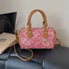 Bolso Estampado para Mujer 2026 Nuevo Transfronterizo Retro Cadena Gama Alta Comuter Hombro Cruzado Pequeño Cuadrado
