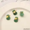 Aleación Imitación Jade Vidrio Lazo Bolsa de la Suerte Accesorios DIY Joyería Hecha a Mano Colgantes Cuentas Sueltas Accesorios para Joyería