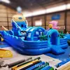 Castelo Inflável Grande Cênico Trampolim Infantil Novo Castelo Travesso Tobogã Grande Parede de Escalada Labirinto Chong Fora de Campo