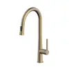Grifo extraíble para cocina con rotación universal y extensión telescópica, grifo extraíble de agua fría y caliente para fregadero de cocina, grifo giratorio para lavar platos