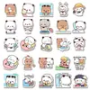 63 Piezas de Decoración de Oso Lindo de Dibujos Animados Pegatinas Impermeables Sin Repetir Teléfono Móvil Cuaderno Creativo DIY