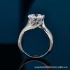 Suministro transfronterizo de anillo de acero inoxidable para hombre anillo de compromiso de diamantes para mujer anillo de diamantes para boda accesorios para boda ventas directas de fábrica