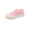 Zapatos de Lona con Suela Gruesa para Mujer 2025 Verano Nuevos Populares Versátiles Retro Transpirables que Aumentan la Altura Estudiante Casual Deportivos