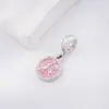 Pingente Clássico Panjia para Mãe Liga Galvanizada Pingente Redondo Acessórios para Pulseira e Colar DIY Contas com Furo Grande Entrega Direta da Fábrica
