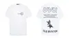 26Ss Transfronterizo Cole Buxton Estampado de Letras Estilo Callejero de Verano Unisex Holgado Casual Pareja Versátil Camiseta de Manga Corta Moderna