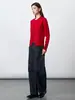 Cárdigan de punto de lana con cuello en V y manga larga de otoño personalizado para mujer, OEM de fábrica, marca privada, ropa de abrigo para mujer en stock