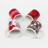 Tazas Cerámicas Creativas Personalizadas por el Fabricante con Logotipo Personalizado, Fotos Impresas, Tazas de Café, Recuerdos Navideños, Porcelana Blanca