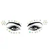 Pegatinas de sonido eléctrico para la cara transfronterizas pegatinas para cejas pegatinas para la cara Resina de diamante Carnaval de Diamantes Pegatinas de diamante diamante decorativo para la cara de mascarada