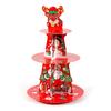 Decorações de Natal, Artigos para Festa, Suporte para Bolo, Suporte de Bolo de Papel Multicamadas, Acessórios de Natal
