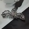 Grampo de Cabelo Plissado com Mão de Fantasma Gótico com Acabamento de Luxo, Pinça de Cabelo de Liga para Penteado na Parte de Trás da Cabeça, Presilha de Tubarão de Metal, Acessório de Cabelo de Halloween