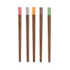 Novo Produto Nacional: Palitos de Madeira de Asa de Frango Coloridos, Compartilhamento de Refeição em Família, Um Palito por Pessoa, Sem Tinta, Sem Cera, Utensílios de Mesa Domésticos de Madeira Maciça