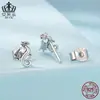 Pendientes Mini Dragón de Plata de Ley S925 Populares Transfronterizos Aifule, Joyería Personalizada Estilo Chino de Año de Nacimiento para Mujer, Pendientes de Plata