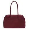 Nova Bolsa de Ombro Único de Pelúcia Camurçada Transfronteiriça Bolsa de Axila Feminina Retro Grande Capacidade Bolsa de Mão para o Dia a Dia Bolsa Boston Bolsa de Mão