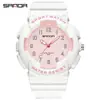 Reloj Sanda para Jóvenes Estudiantes Prueba Escuela Secundaria Superior Impermeable Luminoso Reloj de Cuarzo Deportivo para Hombre Reloj de Pulsera para Mujer