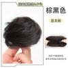 Cabelo Real Rabo de Cavalo Baixo Peruca Faixa de Cabelo Coque Saco de Cabelo Peruca Estilo Antigo Saco de Peruca Botão de Flor Cabelo Humano Completo Faixa de Cabelo Fofa