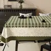 Mantel impermeable a cuadros retro americano, resistente al aceite, lavable, antideslizante, mantel rectangular para mesas de comedor y mesas de centro, disponible en varios colores