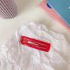 Clip coreano femenino geométrico con gota de aceite, clip para cabello tipo BB color caramelo, pasador para flequillo, accesorio para cabello de chica suave, estilo fresco y dulce