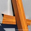 Tubos Cuadrados de Aluminio con Impresión por Transferencia de Madera, Tubos Cuadrados Cóncavo-Convexos de Fabricantes con Especificaciones Completas, Tubos Cuadrados de Aluminio para Fachadas de Muros Cortina Exteriores, Proyectos de Decoración Industrial