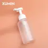 Xumin Botella Transparente de Gel de Ducha y Champú de 300ml Botella con Dispensador Opaco de 500ml Botella para Desinfectante de Manos Botella con Bomba Dispensadora