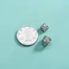 Prata Esterlina S925 Banhada a Ouro Contas Espaçadoras de Diamante Inlaid de Precisão Contas Pequenas Florzinhas de Zircônia Pulseira de Cristal Acessórios DIY