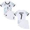 Uniforme de Fútbol Infantil al por Mayor Transfronterizo Conjunto de Jersey de Club No. 10 Messi No. 7 Camiseta de Fútbol de Ronaldo para el Mundial