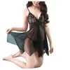 Lingerie Feminina Renda Tela Tentação Conjunto Tamanho Grande Europeu e Americano Comércio Exterior Alça Vestido Sexy