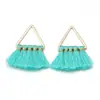 Pendientes de Aro Metálico con Borla de Abanico de Colores Accesorios para el Cabello Accesorios Colgantes Hechos a Mano DIY Colgante para Llave Colgante Pequeño