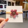 Ins Faixa de Cabelo Colorida com Frutas Feminina Menina Fofa Faixa para Couro Cabeludo Faixa de Cabelo Alta Elasticidade Couro Grosso Conjunto Corda de Cabelo Novo Estilo