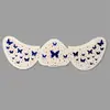 Pegatinas de pecas para el Día de la Independencia Americana Transfronterizas con Estrellas Rojas y Azules, Impermeables y a Prueba de Sudor, Pegatinas de Maquillaje de Fiesta de Larga Duración