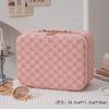 Bolsa Cosmética de Cuero para mujer caja de almacenamiento de gran capacidad estuche cosmético portátil bolsa de almacenamiento de cosméticos de aspecto elegante al por mayor