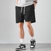Shorts Casuales Deportivos Talla Grande Versátiles de Verano Estilo Chino Americano Color Sólido Corte Holgado Para Mediana Edad y Jóvenes Shorts de Cinco Puntos