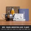 Fábrica Cejas Felices Punto de Belleza Olla Puntiaguda 999 Plata Kung Fu Juego de Té Individual Lujo Ligero Tetera de Gama Alta Té para el Hogar