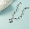 Pulseira de Corrente Amor Feminina Nicho Luxo Leve Hip-Hop Estilo Coreano Simples Personalidade Estudante Estilo Mori Estilo Frio