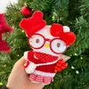 Decoraciones de Año Nuevo Llavero de Hello Kitty, Rojo y Festivo, Lleno de Atmósfera de Año Nuevo, Colgante para Bolsa de Regalo de Año Nuevo