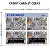 Sticker para Tarjeta de Crédito/Débito Creativo Billete de Dólar Estadounidense Transfronterizo Divertido Sticker para Tarjeta Skin de Núcleo Pequeño