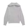 Atacado de Roupas Femininas Transfronteiriças Outono de 2025 Novas Peças de Manga Longa Listradas Tricotadas Estilo Europeu e Americano Camisa Polo Versátil