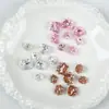 Accesorios de Arte para Uñas de Alta Calidad K9 Hielo Transparente Fondo Abierto Apilables con Pedrería Súper Brillantes Rectangulares Ovalados Acabado Perla Decoraciones de Uñas Apilables con Pedrería