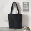 Bolso de lona pintado a mano para niños, copia de graffiti, bolso de hombro, simple, casual, moda, bolsa de compras tote en stock