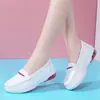 Zapatos de Enfermera Mousideng, Zapatos Blancos para Mujer, Suela Suave Cómoda, Antideslizantes, Suela Suave, Zapatos de Trabajo para Estar de Pie Mucho Tiempo, Venta al por Mayor