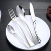 Procesamiento y personalización de muestras. Vajilla de acero inoxidable Kaya. Juego de caja de colores. Exportación de comida occidental. Selección de cuchillos, tenedores y cucharas. Logotipo personalizado.
