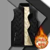 Chaleco Engrosado de Lana de Cordero para Adolescentes, Chaqueta de Algodón Cálida para Hombre de Otoño e Invierno, Cortavientos, Chaqueta Simple y Cálida, Moderna