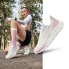 Hongxing Erke Jingzhe 2 Zapatillas de Correr Zapatos de Mujer Amortiguación Zapatos Deportivos Verano Nuevo Suela Blanda Rebote Zapatos para Saltar la Cuerda Zapatillas de Correr